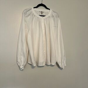 Banana Republic White Women's Blouse